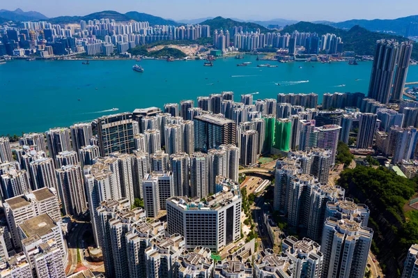 Tai Koo Hong Kong Вересня 2019 Top View Hong Kong — стокове фото