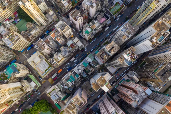Yau Tei Hongkong Września 2019 Widok Miasto Hongkong — Zdjęcie stockowe
