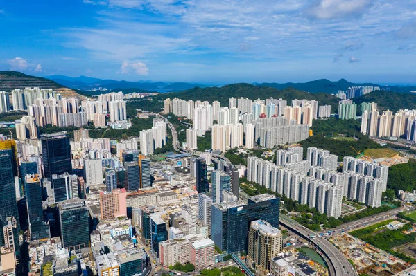 Kwun Tong Hong Kong Septiembre 2019 Vista Superior Ciudad Hong —  Fotos de Stock