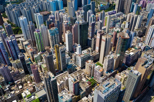 Mong Kok Hong Kong September 2019 Överst Sidan — Stockfoto