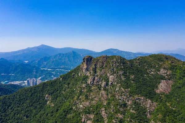 Hong Kong lion rock mountain