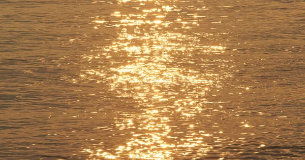 Golden sunset on the sea — Stock Photo, Image