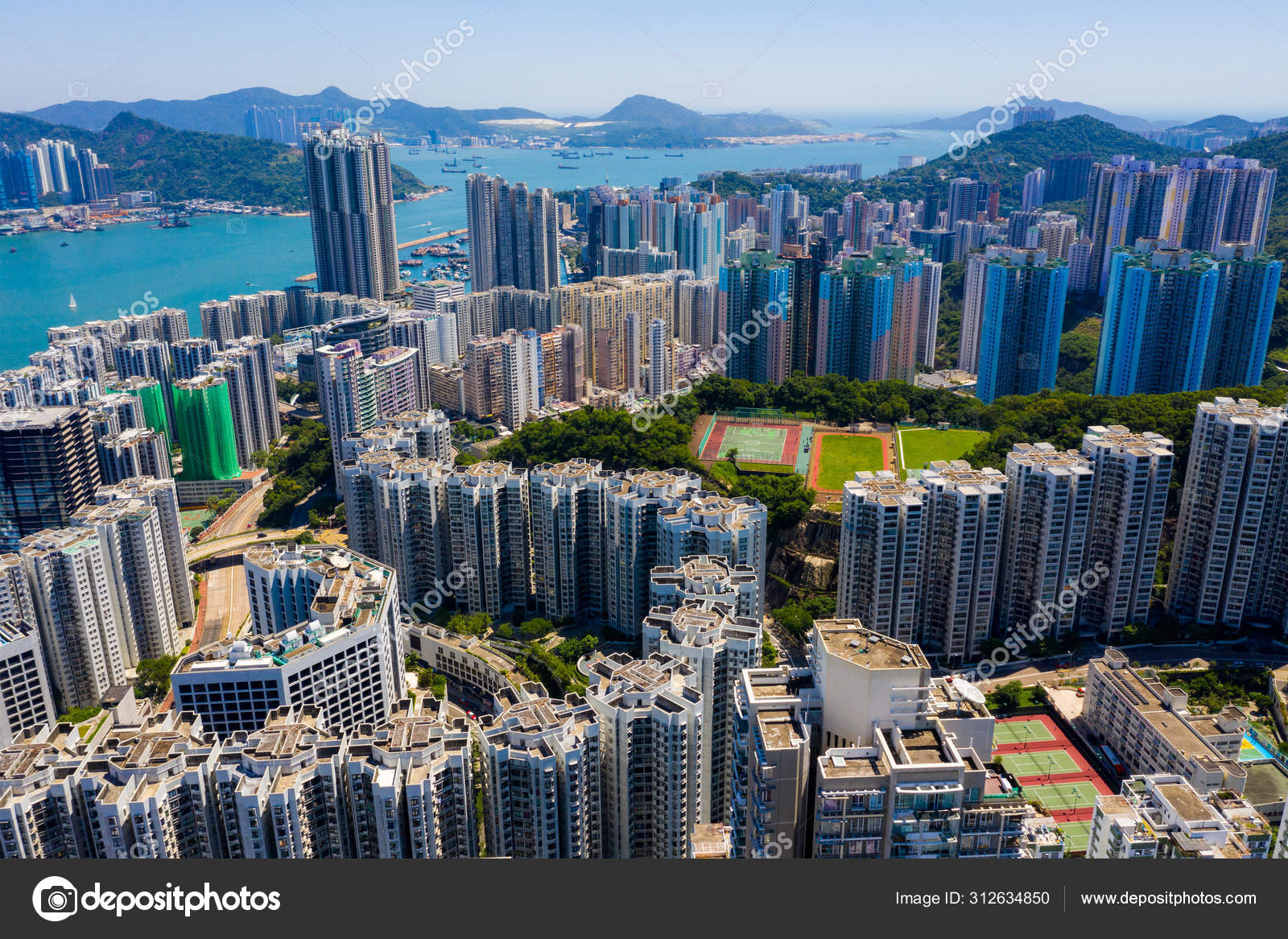 Tai Koo Hong Kong September 2019 Top View Hong Kong Stock Editorial