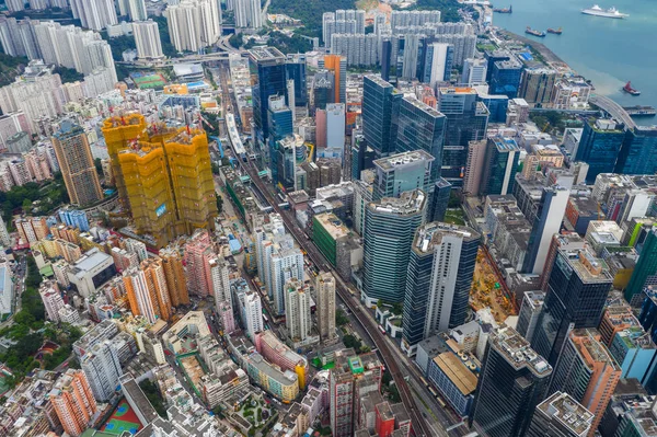 Kwun Tong Hong Kong Junio 2019 Vista Superior Ciudad Hong —  Fotos de Stock