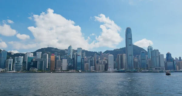 Victoria Harbor Hong Kong Julho 2019 Cidade Hong Kong — Fotografia de Stock