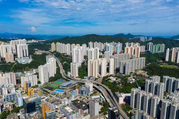 Kwun Tong Hong Kong Septiembre 2019 Vista Superior Ciudad Hong —  Fotos de Stock