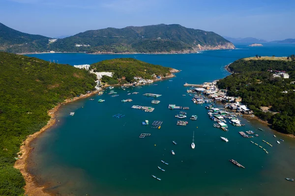 Sai Kung Hongkong Dezember 2019 Blick Von Oben Auf Die — Stockfoto