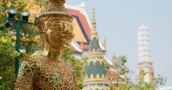 Bangkok Tailândia Abril 2020 Estátua Grande Palácio — Fotografia de Stock