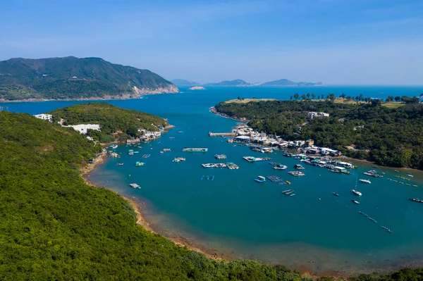 Sai Kung Hongkong Dezember 2019 Blick Von Oben Auf Die — Stockfoto