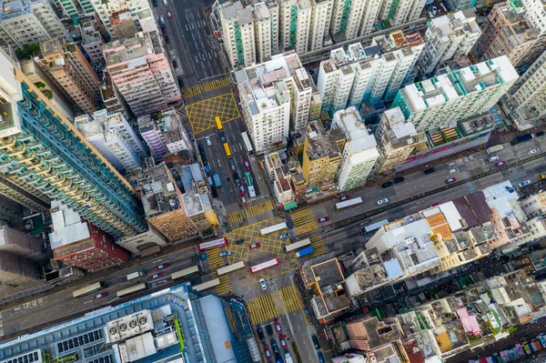 Sham Shui Hong Kong October 2020 Aerial View Hong Kong — Stock Photo, Image