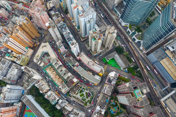 Kwun Tong Hong Kong Giugno 2020 Vista Dall Alto Della — Foto Stock