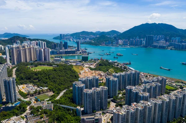 Kwun Tong Hong Kong Septiembre 2019 Vista Superior Ciudad Hong —  Fotos de Stock