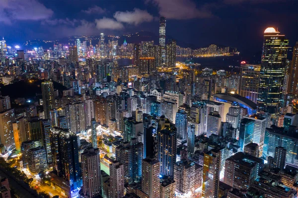 Kowloon Stad Hong Kong April 2020 Top Uitzicht Hong Kong — Stockfoto