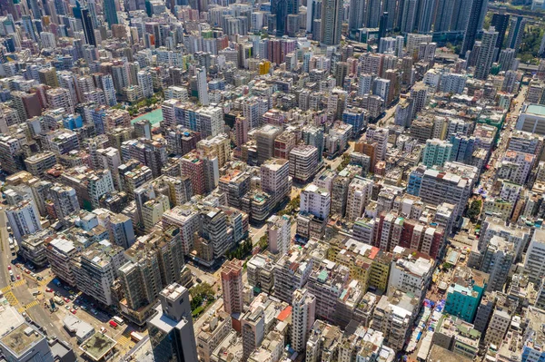 Sham Shui Hong Kong Oktober 2019 Överst Sidan — Stockfoto