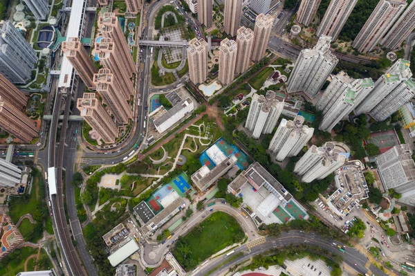 Shan Hong Kong June 2020 Top View Hong Kong City — Stock Photo, Image
