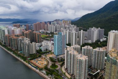 Ma On Shan, Hong Kong 23 Haziran 2020: Hong Kong şehrinin en iyi manzarası