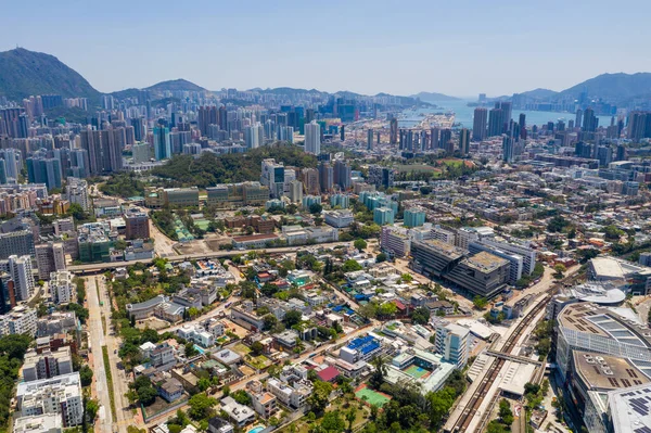 Kowloon Tong Hong Kong Aprile 2020 Vista Dall Alto Della — Foto Stock