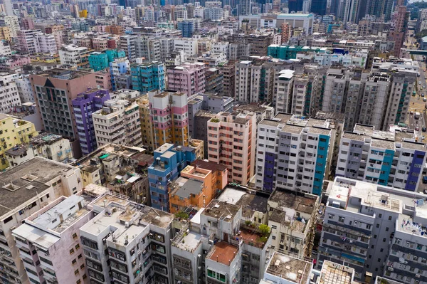 Sham Shui Hong Kong Abril 2020 Vista Superior Hong Kong — Foto de Stock