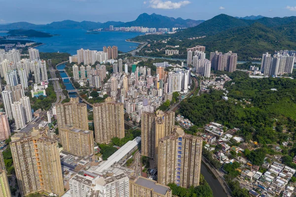 Tai Hong Kong Mayo 2020 Vista Superior Del Distrito Residencial —  Fotos de Stock