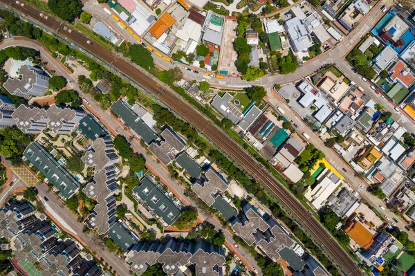 Kowloon Tong Hong Kong Aprile 2020 Vista Dall Alto Della — Foto Stock