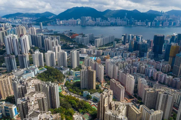 Kwun Tong Hong Kong Maggio 2020 Vista Dall Alto Della — Foto Stock