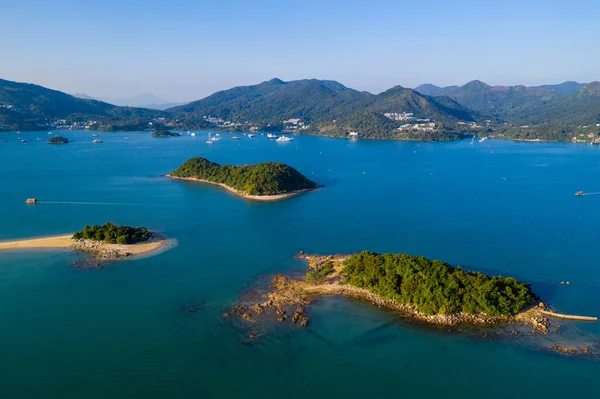 Beautiful sea and island in Hong Kong