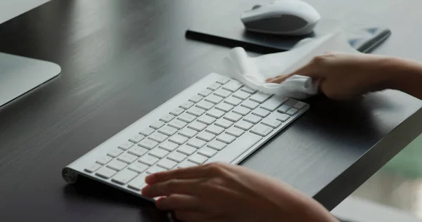 Clean Keyboard Office — Stock Photo, Image