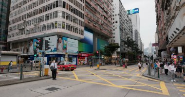 Tsim Sha Tsui, Hong Kong 22 Mayıs 2020: Hong Kong Caddesi