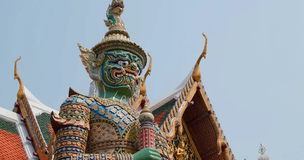 Bangkok Thailand April 2020 Statue Großen Palast — Stockfoto