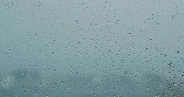 Heavy Raining Rain Window Glass — Stock Photo, Image