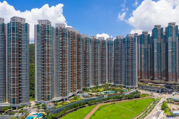 Tseung Kwan Hongkong Czerwca 2020 Widok Góry Miasto Hongkong — Zdjęcie stockowe