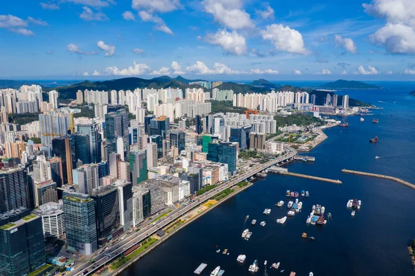 Kwun Tong Hongkong Juni 2020 Geschäftsviertel Von Hongkong — Stockfoto