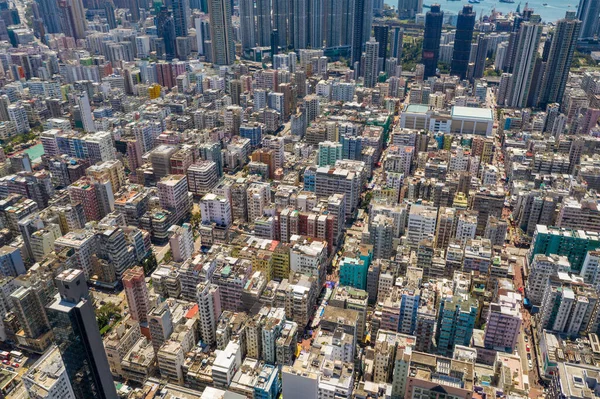 Sham Shui Hongkong April 2020 Top View Hong Kong City — Stockfoto