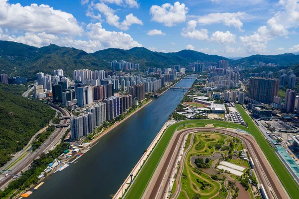 Sha Tin Hong Kong June 2020 Top View Race Course — Stock Photo, Image