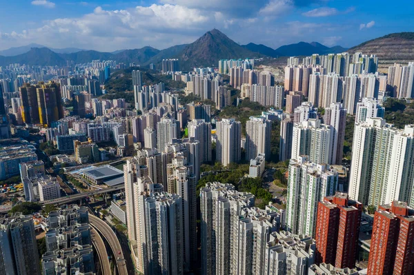 Kwun Tong Hong Kong September 2019 Top View Hong Kong — Stock Photo, Image