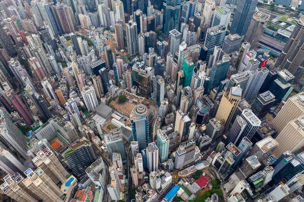 香港中环2020年7月30日 香港全景 — 图库照片