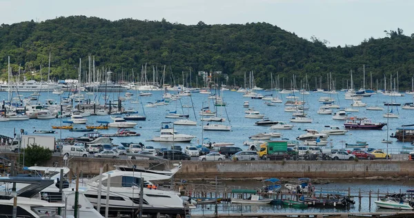 Sai Kung Hongkong Juli 2020 Meeresküste Yachtclub — Stockfoto