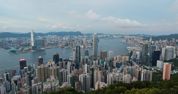 Victoria Peak Hongkong Juli 2020 Hongkong Stad — Stockfoto