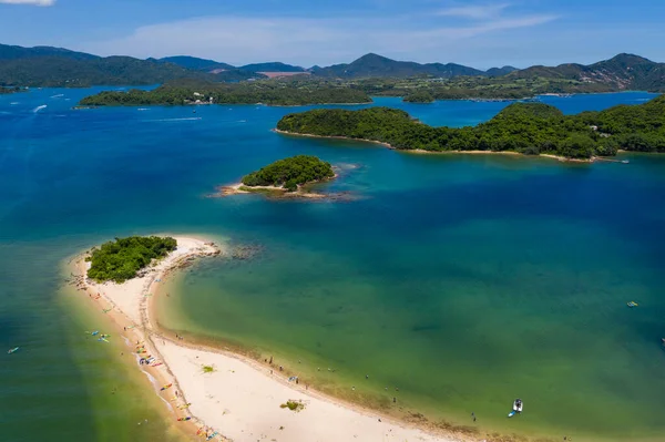 Ovanifrån Hong Kong Landsbygden Sai Kung — Stockfoto