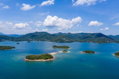 Sai Kung 'daki Hong Kong kırsalının en iyi manzarası