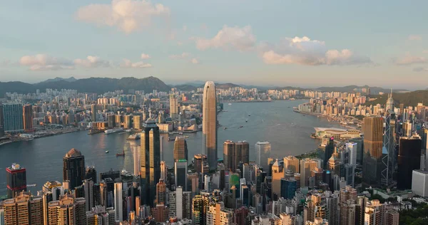 Victoria Peak Hongkong Juli 2020 Ovanifrån Hongkong — Stockfoto