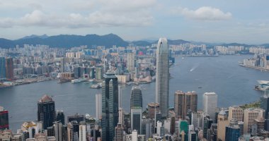 Victoria Tepesi, Hong Kong 16 Temmuz 2020: Hong Kong silueti