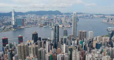 Victoria Limanı, Hong Kong, 22 Temmuz 2020: Hong Kong