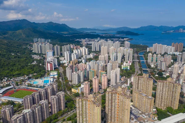 Tai Hong Kong Mayo 2020 Vista Superior Ciudad Hong Kong —  Fotos de Stock
