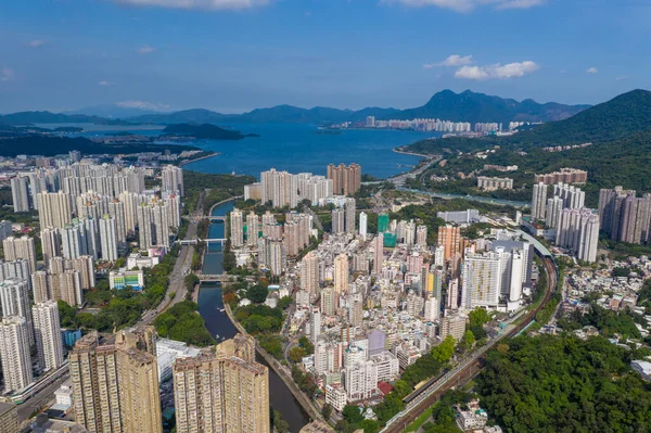 Тай Гонконг Мая 2020 Года Вид Сверху Город Гонконг — стоковое фото