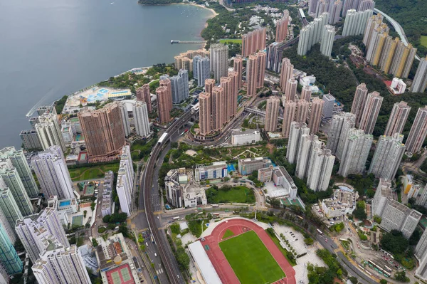 Shan Hong Kong Junio 2020 Vista Superior Ciudad Hong Kong — Foto de Stock