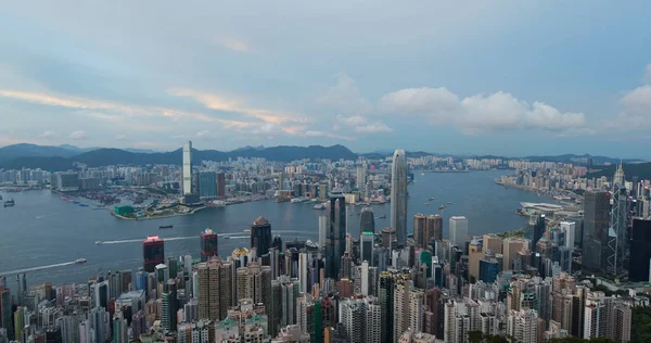 Victoria Peak Hongkong Juli 2020 Stadt Hongkong — Stockfoto