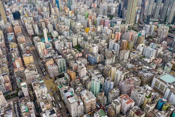 Sham Shui Hong Kong August 2020 Top View Hong Kong — стокове фото