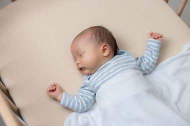 Newborn baby rest in daytime nap