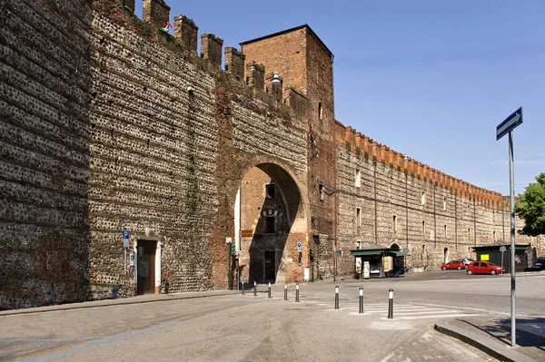 Italia Verona Las Fortificaciones Estaban Construcción Con Rupturas Desde Imperio — Foto de Stock